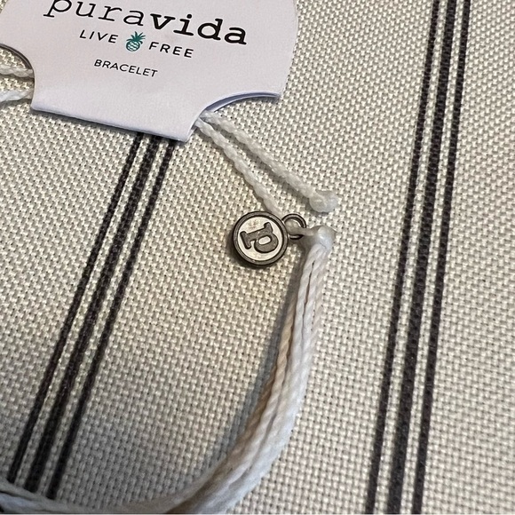 Pura Vida Beige String Bracelet - Picture 4 of 6